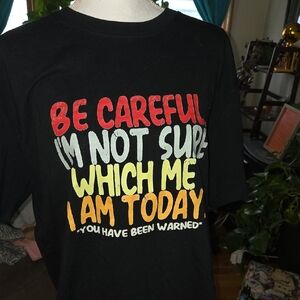 Graphic T-Shirt with Colorful Text